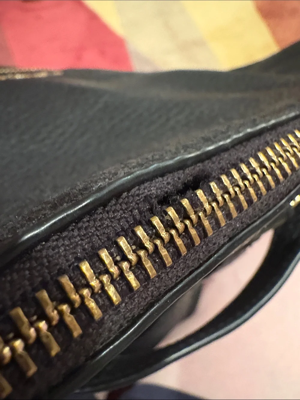 Michael Kors Black Pebbled Leather Backpack with Gold Hardware